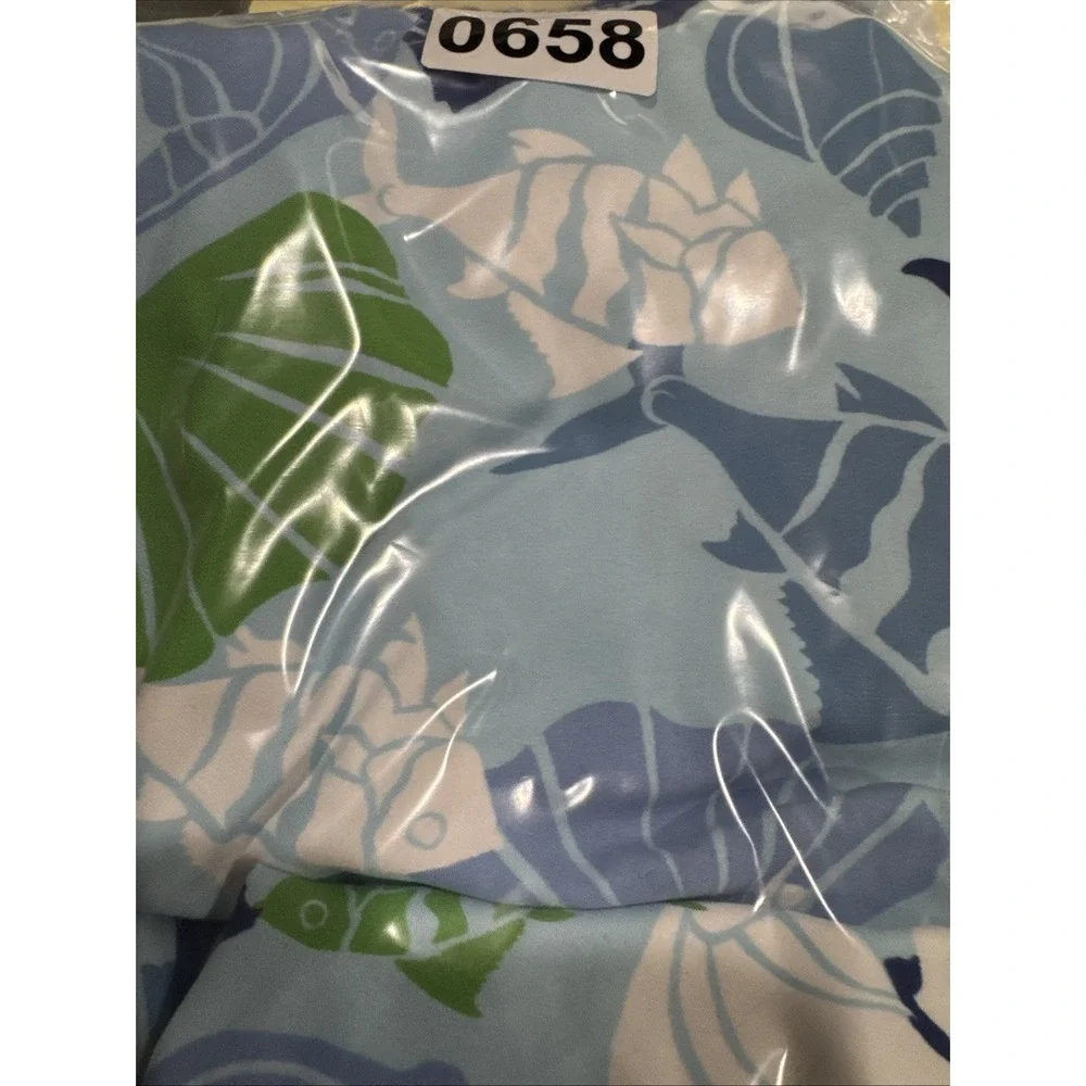 Brooks Brothers‎ 346 Swim Shorts Men Blue Fish Trunks 5